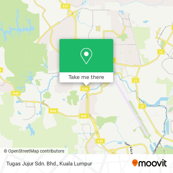 Tugas Jujur Sdn. Bhd. map