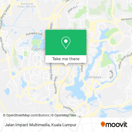 Jalan Impact Multimedia map
