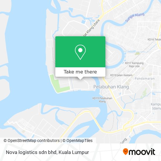 Nova logistics sdn bhd map