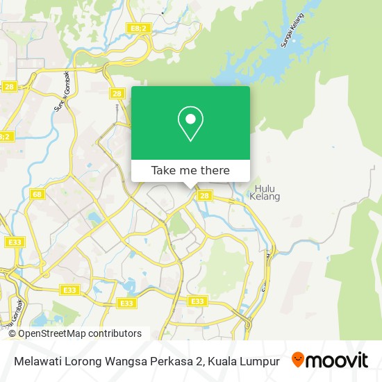 Peta Melawati Lorong Wangsa Perkasa 2