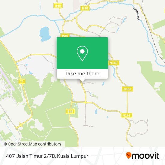 407 Jalan Timur 2/7D map