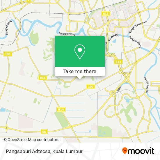 Pangsapuri Adtecsa map