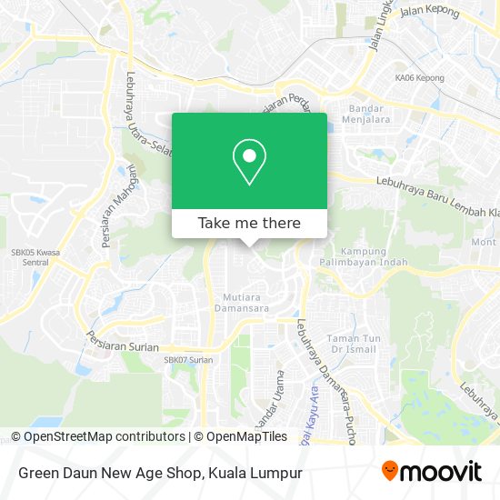Green Daun New Age Shop map
