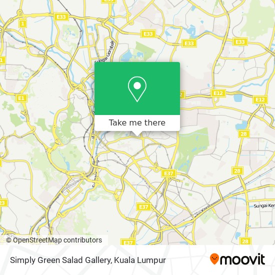 Simply Green Salad Gallery map