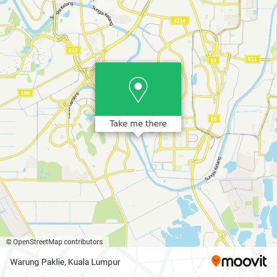 Warung Paklie map