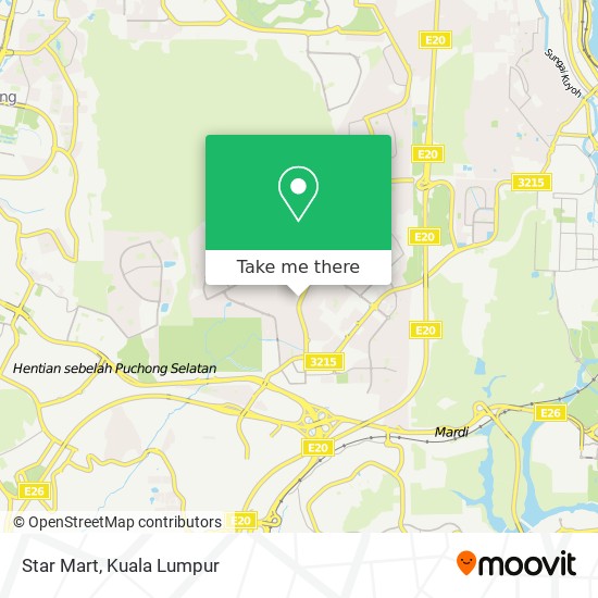 Star Mart map