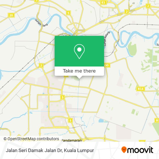 Jalan Seri Damak Jalan Dr map