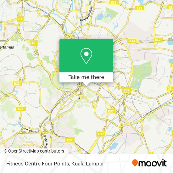 Fitness Centre Four Points map