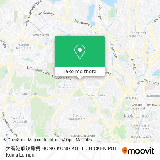 大香港麻辣雞煲 HONG KONG KOOL CHICKEN POT map