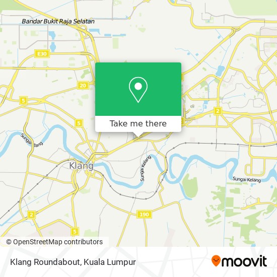 Klang Roundabout map