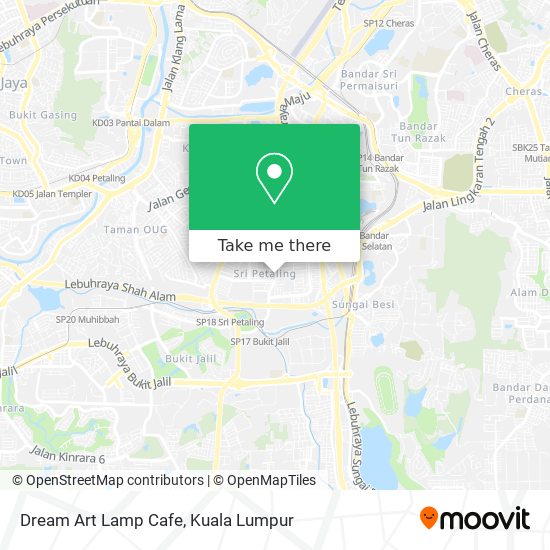 How To Get To Dream Art Lamp Cafe In Kuala Lumpur By Bus Mrt Lrt Or Monorail
