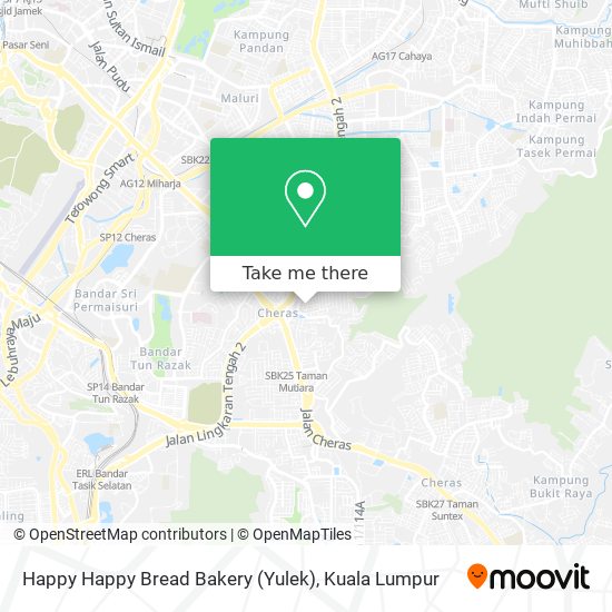 Happy Happy Bread Bakery (Yulek) map