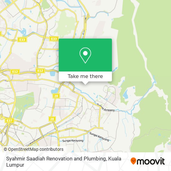 Syahmir Saadiah Renovation and Plumbing map