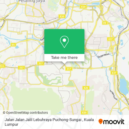 Jalan Jalan Jalil Lebuhraya Puchong-Sungai map