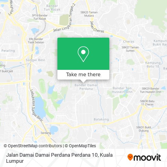 Peta Jalan Damai Damai Perdana Perdana 10