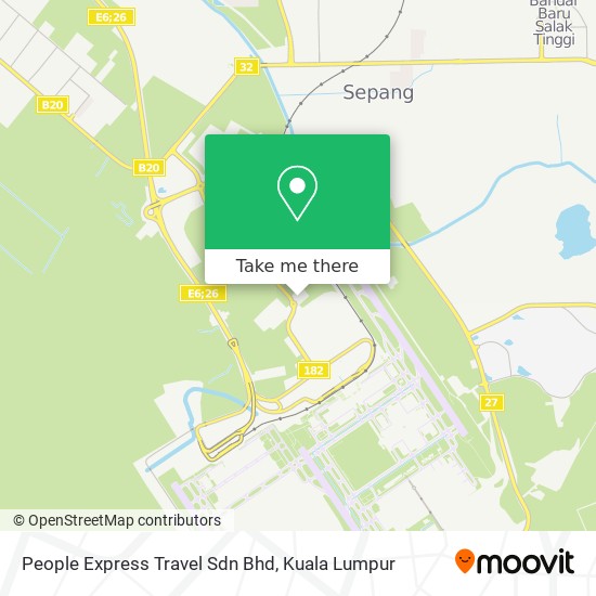 Peta People Express Travel Sdn Bhd