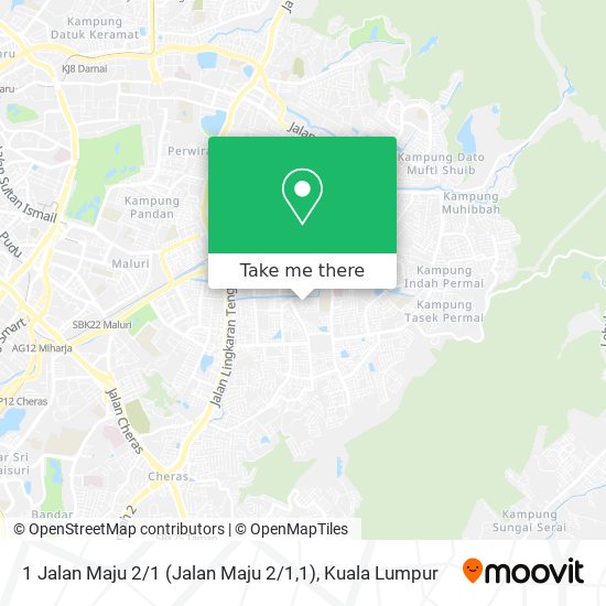 1 Jalan Maju 2 / 1 map