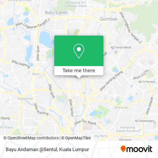 Bayu Andaman @Sentul map