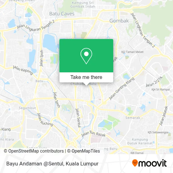 Bayu Andaman @Sentul map
