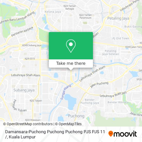 Damansara-Puchong Puchong Puchong PJS PJS 11 / map