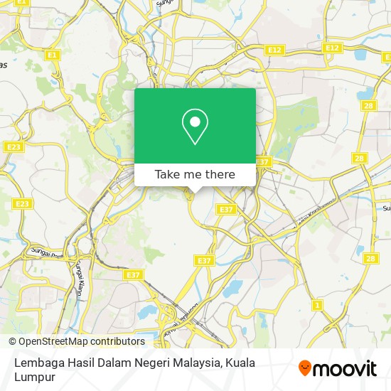 Lembaga Hasil Dalam Negeri Malaysia map