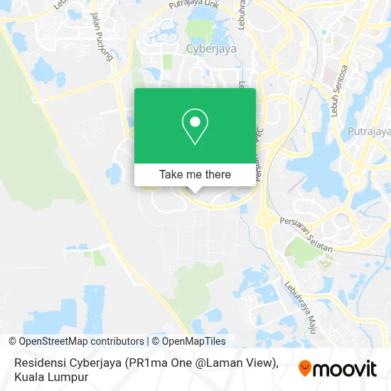 Residensi Cyberjaya (PR1ma One @Laman View) map