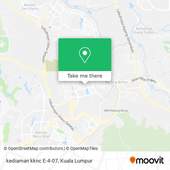 kediaman kknc E-4-07 map