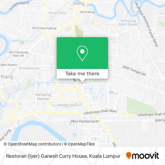 Restoran (Iyer) Ganesh Curry House map