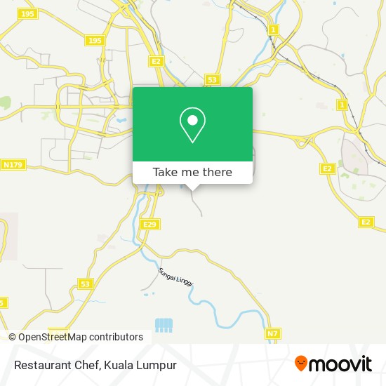 Restaurant Chef map