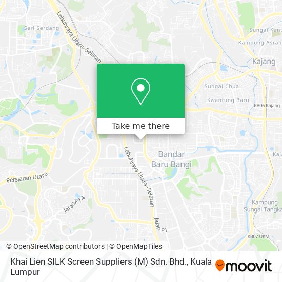 Khai Lien SILK Screen Suppliers (M) Sdn. Bhd. map