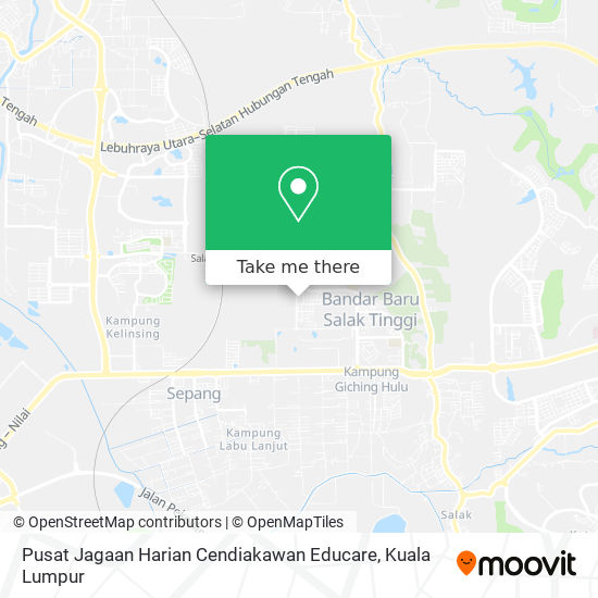 Pusat Jagaan Harian Cendiakawan Educare map