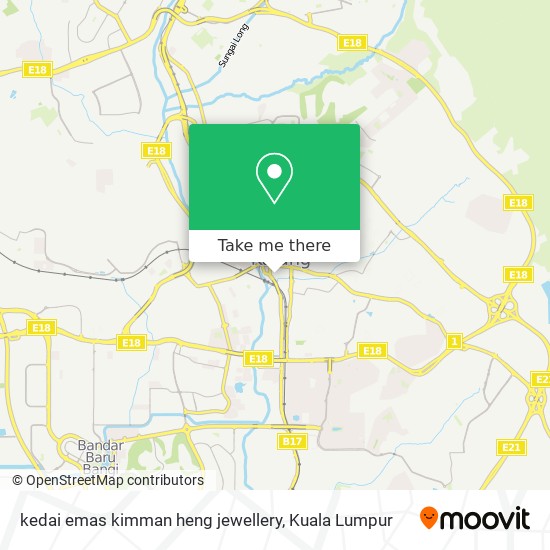 kedai emas kimman heng jewellery map