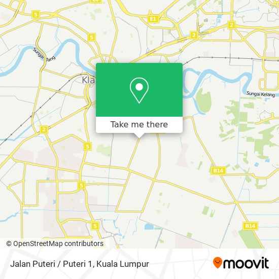 Jalan Puteri / Puteri 1 map