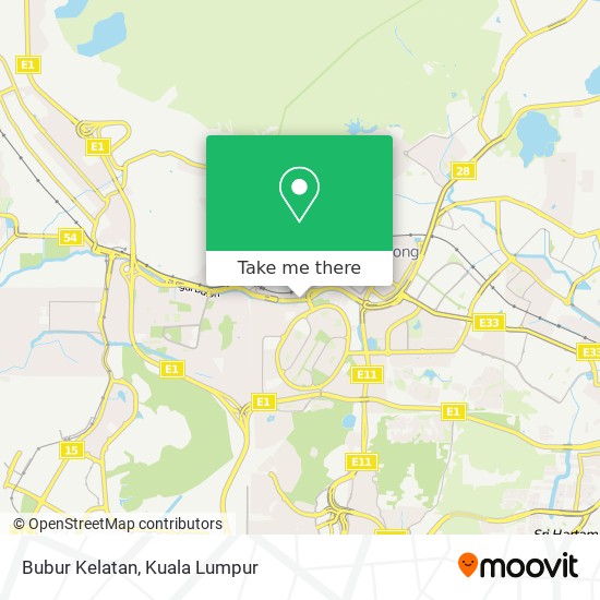 Bubur Kelatan map