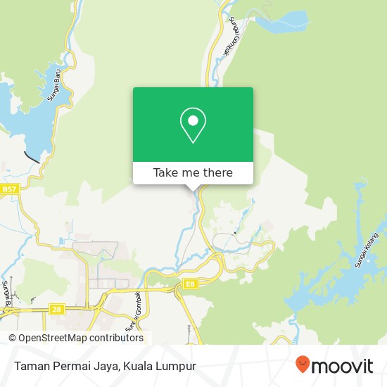 Peta Taman Permai Jaya