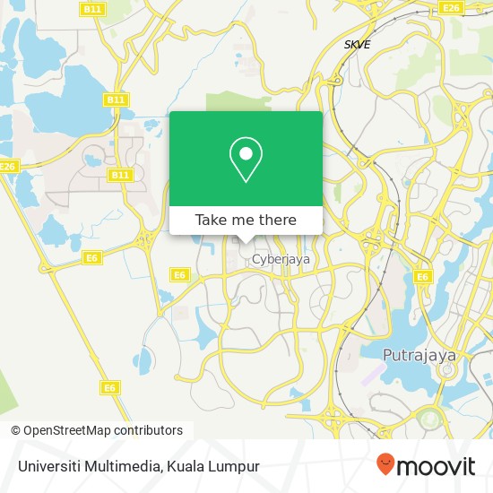 Universiti Multimedia map