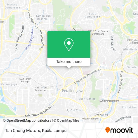 Tan Chong Motors map