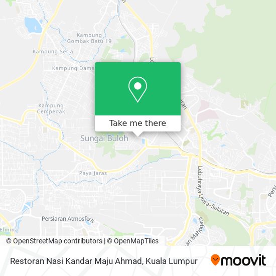 Peta Restoran Nasi Kandar Maju Ahmad