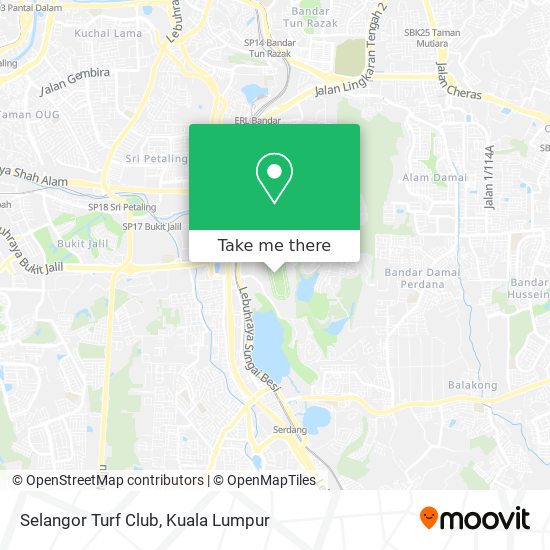 Peta Selangor Turf Club