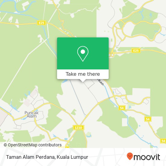 Peta Taman Alam Perdana