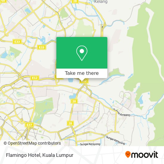 Flamingo Hotel map