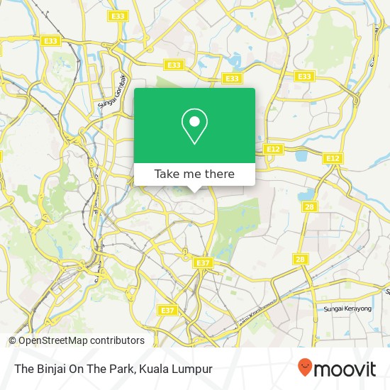 The Binjai On The Park map
