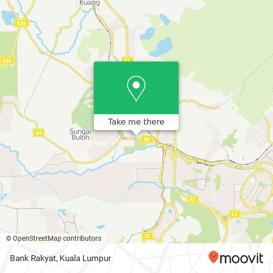 Bank Rakyat map