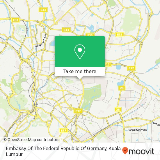 Embassy Of The Federal Republic Of Germany map