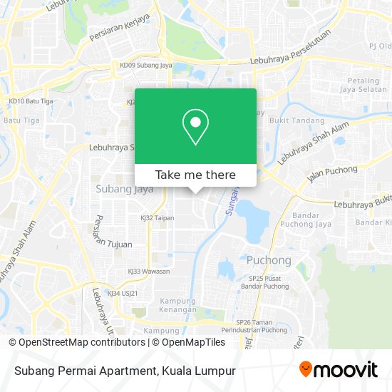 Subang Permai Apartment map