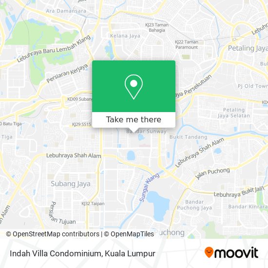 Indah Villa Condominium map