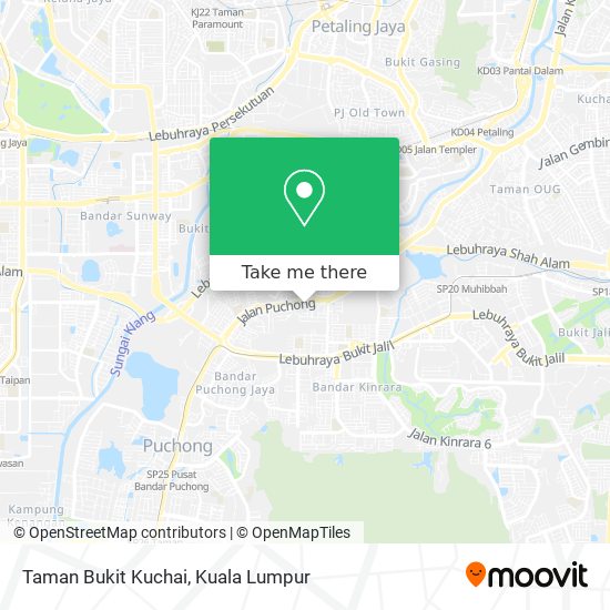 Taman Bukit Kuchai map