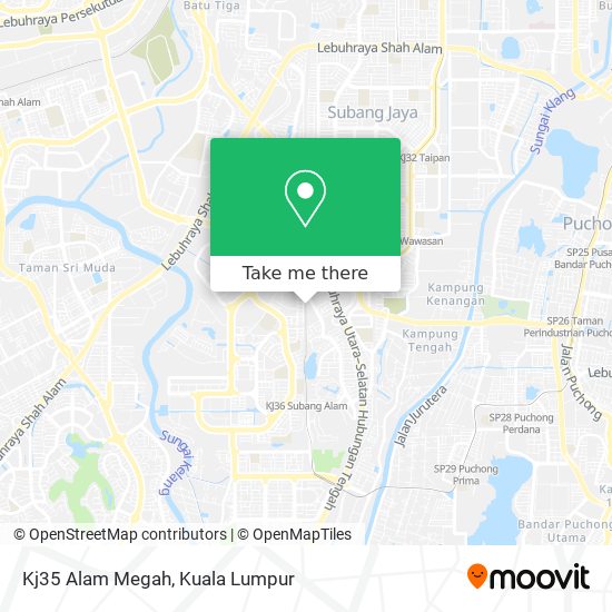 Kj35 Alam Megah map