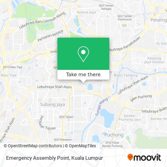 Emergency Assembly Point map