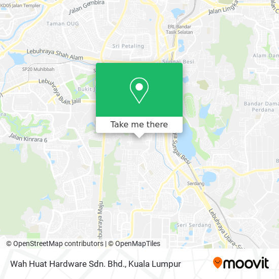 Peta Wah Huat Hardware Sdn. Bhd.